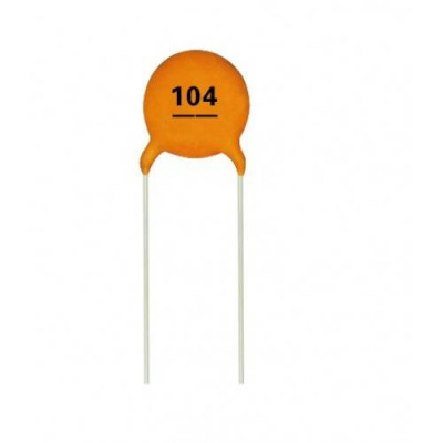 0.1uF - (104) Ceramic Capacitor - 5 Pieces pack