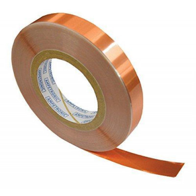 0.25 inch Copper Tape with Conductive Adhesive - 25 Meter