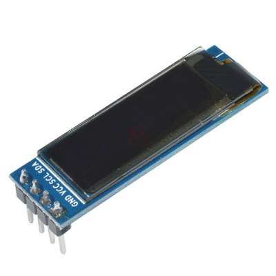 2.32 cm (0.91 inch) I2C/IIC 128x32 OLED Display Module - Blue