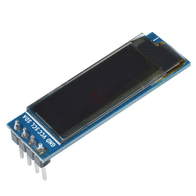 2.32 cm (0.91 inch) I2C/IIC 128x32 OLED Display Module - Blue