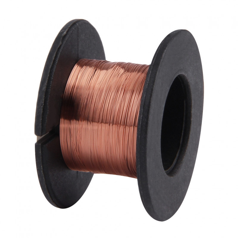 2 Pcs 0.1MM Copper Soldering Solder PPA Enamelled Repair Reel Wire B6 PVCA 