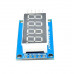 0.4 Inch 4-Bit LED Digital Tube Display Module with Pin 74HC595 Drive