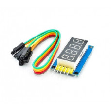 0.4 Inch 4-Bit LED Digital Tube Display Module with Pin 74HC595 Drive