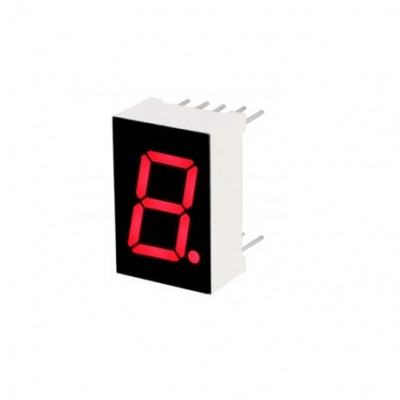 0.56 inch Red 1 Digit 7 Segment LED Display 10pin