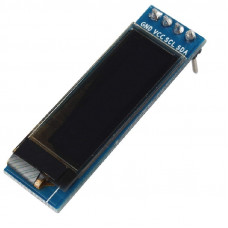 2.32 cm (0.91 inch) I2C/IIC 128x32 Serial 4-Pin OLED Display Module - White