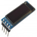 2.32 cm (0.91 inch) I2C/IIC 128x32 Serial 4-Pin OLED Display Module - White