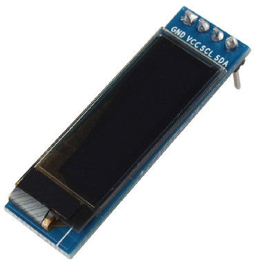 2.32 cm (0.91 inch) I2C/IIC 128x32 Serial 4-Pin OLED Display Module - White