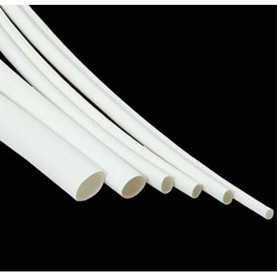 1.5mm Heat Shrink Sleeve Tube - White - 1 meter