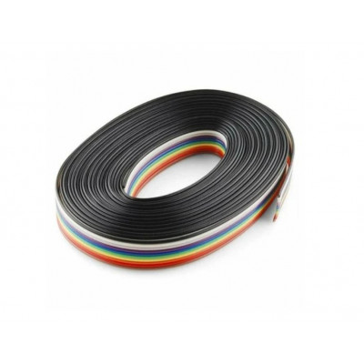 10 Core Multicolor Ribbon Wire Roll - 20m