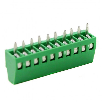 10 Pin 2.54mm Pitch Pluggable Screw Terminal Block