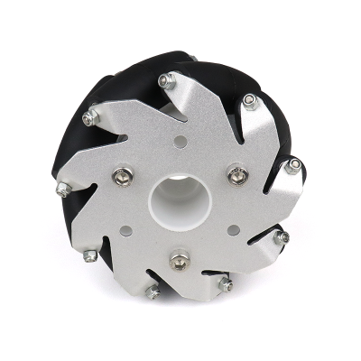 100mm Aluminum Mecanum wheels (Bearing type rollers) LEFT