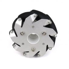 100mm Aluminum Mecanum wheels (Bush type rollers) Right