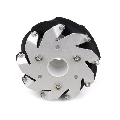 100mm Aluminum Mecanum wheels (Bush type rollers) Right