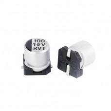 100uF 16V (SMD) Electrolytic Capacitor - 5 Pieces Pack