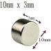 10mm x 3mm (10x3 mm) Neodymium Disc Strong Magnet