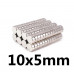 10mm x 5mm (10x5 mm) Neodymium Disc Strong Magnet