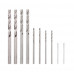 10pcs Twist Drill Kit, 2x each size: 0.5mm 1.0mm 1.5mm 2.5mm 3.0mm