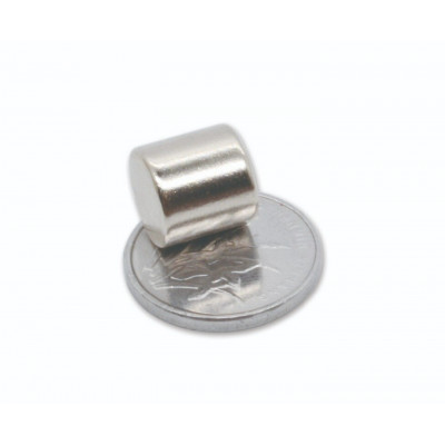 10mm x 10mm (10x10 mm) Neodymium Cylindrical Strong Magnet
