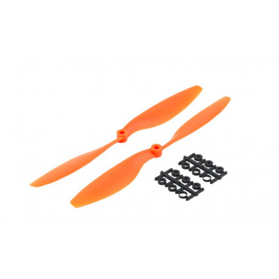 10x4.5 inch 1045/1045R CW CCW Propeller Pair for Quadcopter (Orange)