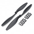 10x4.5 inch - 1045/1045R CW CCW Propeller Pair for Quadcopter (Black)