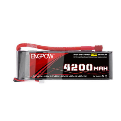 11.1V - 4200mAH - (Lithium Polymer) Lipo Rechargeable Battery