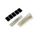 1x10 Pin Male-Female Crimp Connector - 5 Pieces pack