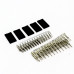 1x10 Pin Male-Female Crimp Connector - 5 Pieces pack