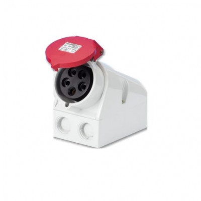 11962-Socket Surf Mt, 32A, 415V, 3P+ 11962-Socket Surf Mt, 32A, 415V, 3P+