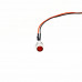 12-18V 5MM Red LED Metal Indicator Light with 20CM Cable (Pack of 5)