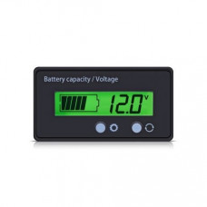 12-84V Battery Power Display Meter Lithium Battery Lead-acid Battery Power Display GY-6GS Green 3 Strings Lithium Battery