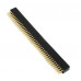 2x40 1.27mm Pitch Pin Female Double Row Header Berg Strip 2x40 1.27mm Pitch Pin Female Double Row Header Berg Strip