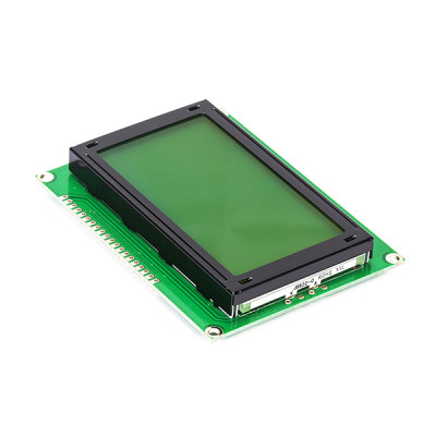 128x64 Character (Green) Graphic LCD Display