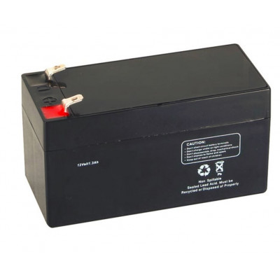 12V 1.2Ah Rechargeable Sealed Lead Acid Battery