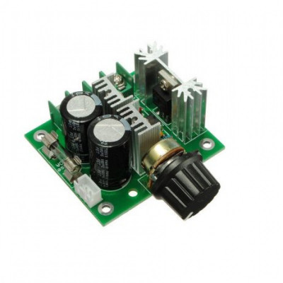 2-Pack PWM DC Motor Speed Controller – 12V-40V, 10A, 13kHz For DIY, Fans, Tools