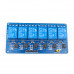 6 Channel 12V Relay Module with Optocoupler