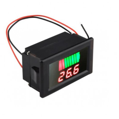 12V-60V DC Lead-Acid Digital Battery Capacity Indicator Charge Tester Voltmeter