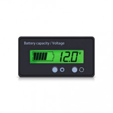 12V-84V Lead-Acid 3-24 Strings Lithium Battery Power Display Meter Power Display GY-6GS Green Self setting