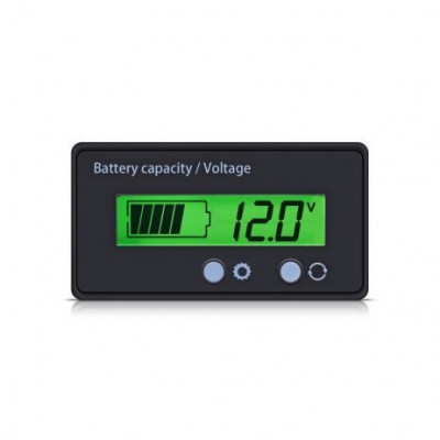 12V-84V Lead-Acid 3-24 Strings Lithium Battery Power Display Meter Power Display GY-6GS Green Self setting