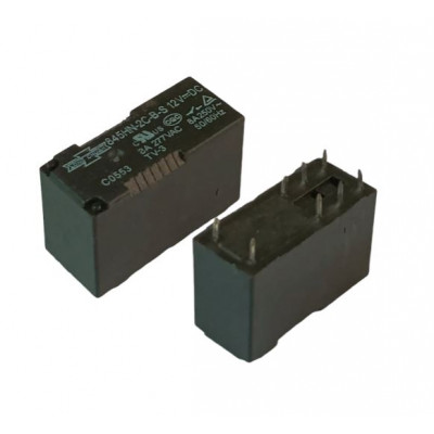 12V 8A PCB Mount Telecom Relay - DPDT