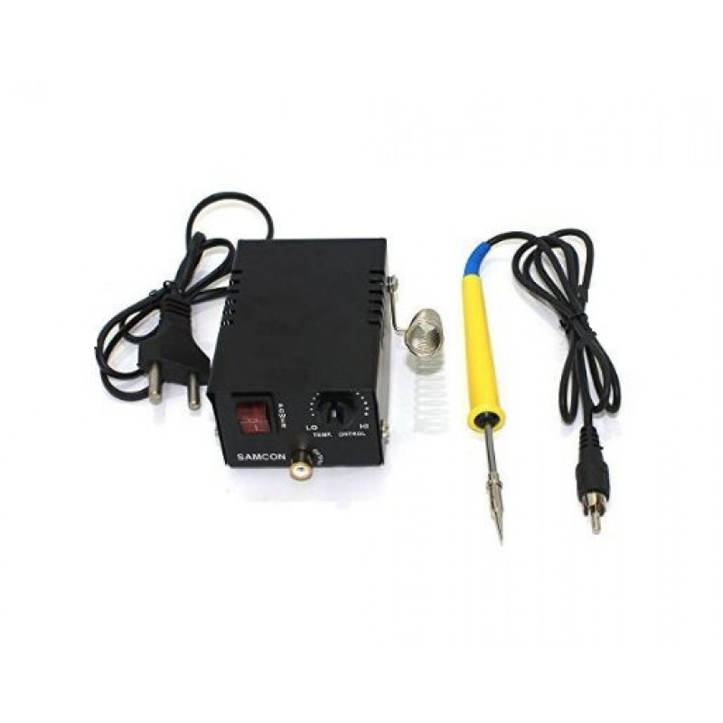 Smd with soldering shop iron