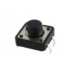 12x12x8mm Tactile 4 Pin Push Button Switch - 5 Pieces Pack