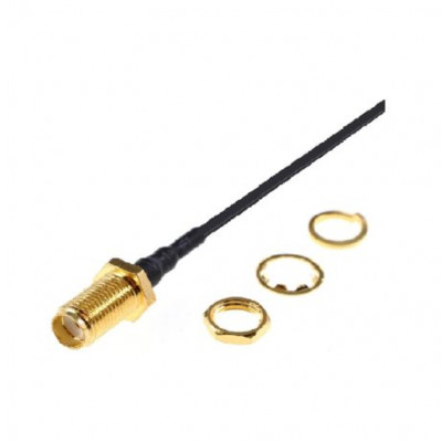 15CM IPEX 1 to RP-SMA Female Connector Cable 11mm RG1.13