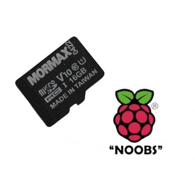 16GB SD Card With Pre-Loaded Noobs Software for Raspberry Pi