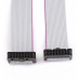 16 Pin (16 Wire) Female to Female Connector Flat Ribbon Cable (FRC) Cable - 30 cm Length