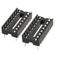 16 Pin IC Base (DIP) - 2 Pieces Pack