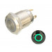 16mm 12V Ring (Green Light) Self-Lock Non-Momentary Metal Push-button Switch