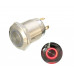 16mm 12V Ring (Red Light) Self-Lock Non-Momentary Metal Push-button Switch