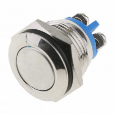 16mm 220V Latching Metal Push-button Switch