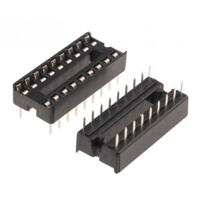 18 Pin IC Base (DIP) - 2 Pieces Pack