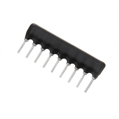 1K ohm 9 Pin Resistor Network - SIP